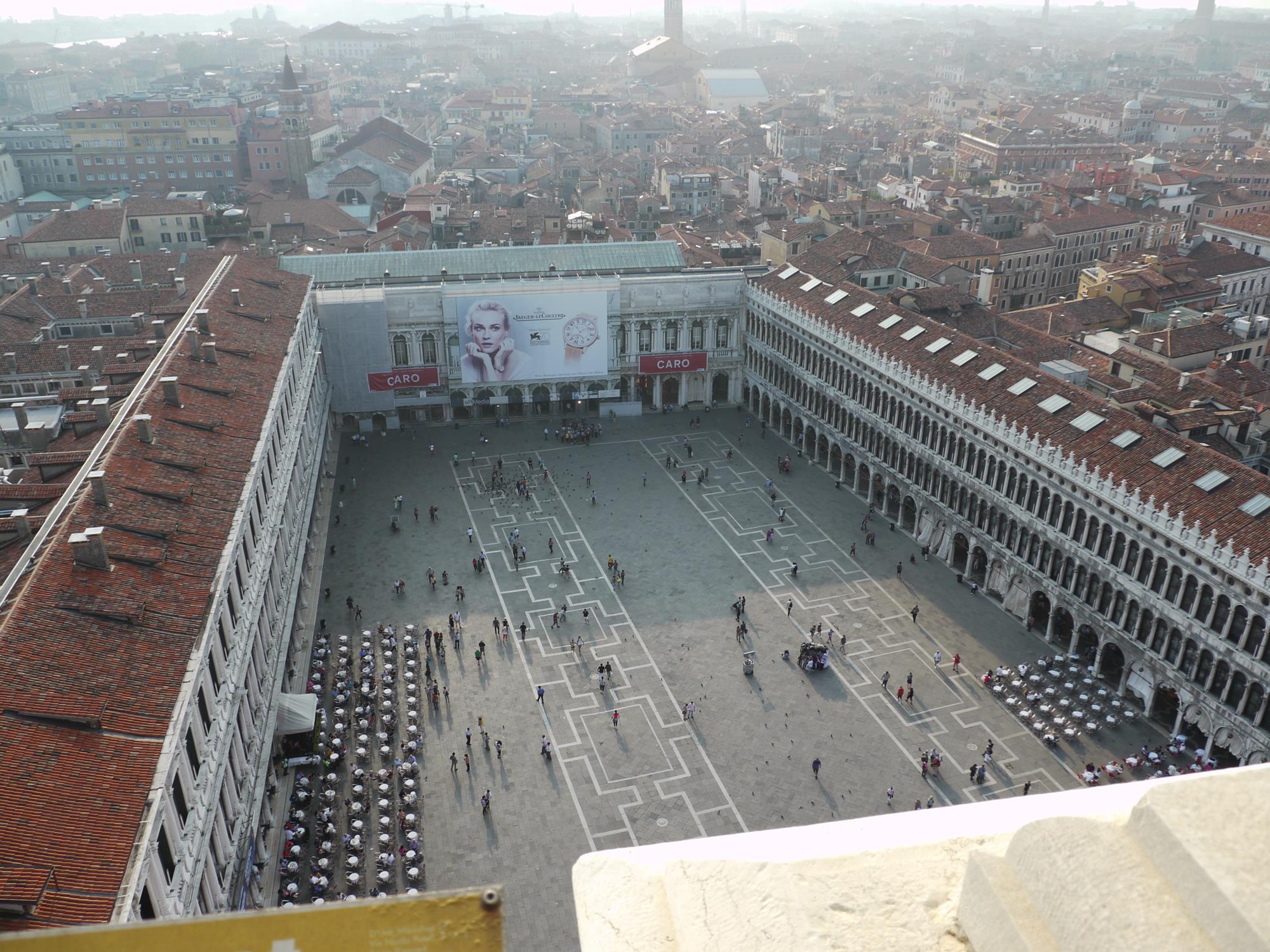 St Mark's Square from the Campanile